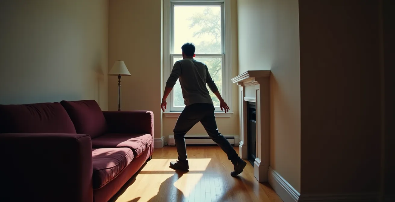 Comparaison visuelle entre un mauvais et un bon agencement dans un salon étroit