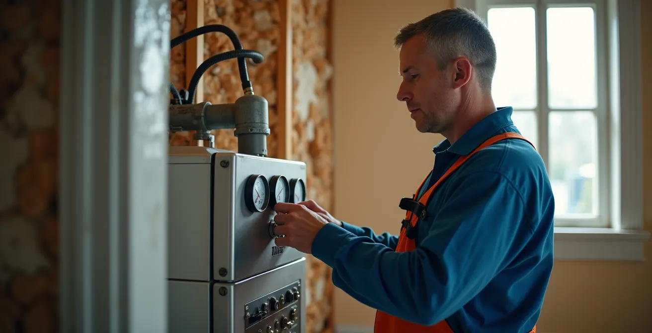 Technique d'insufflation de cellulose dense dans un mur de plâtre sur lattes sans dommage
